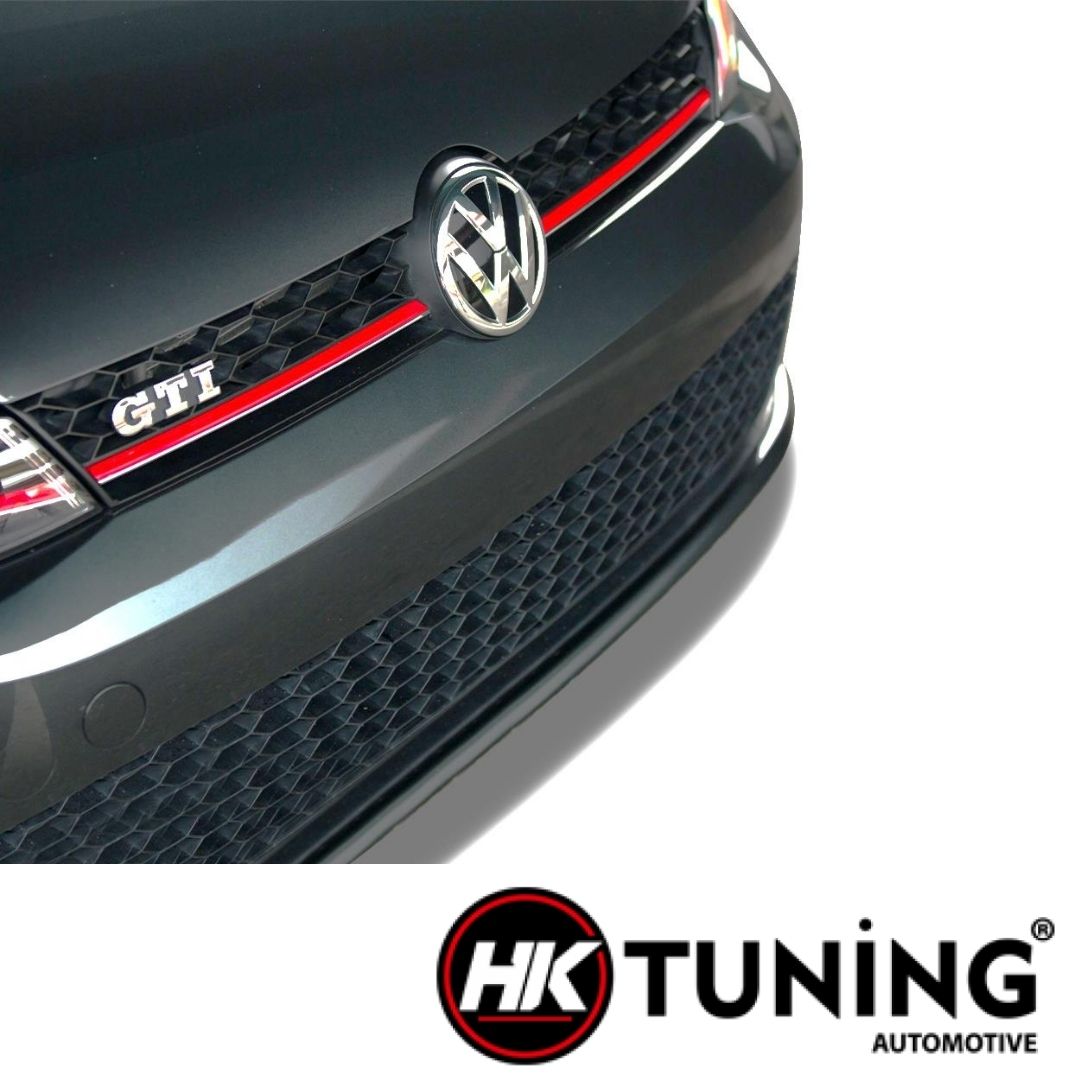Vw Golf 7 2013- Mk7 Plastik Kırmızı Şeritli-gti Ön Panjur
